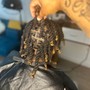 Bantu knots On Ends Of Softlocs