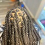 Kids ponytail cornrow with curly end(hair included)