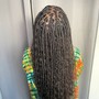 Large size knotless box braids(hair included)