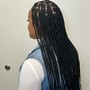 Medium Knotless Braids