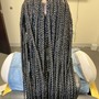 Large Knotless Braids