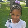 Ponytail updo (kids-natural hair)