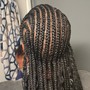 Color Knotless Braids (med)