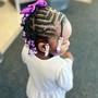 Kid's Boho, Bob Braids with Beads