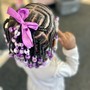 Kid's Boho, Bob Braids with Beads