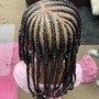 Kid's Up Down Braids