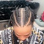 Cornrows   (Max 8 Braids )