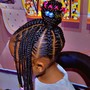 Kid's Braids w/weave