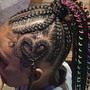 Kid's Braids w/weave