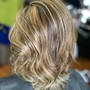 Wash/ mold/style (short hair)