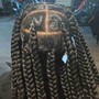 Large knotless Box Braids