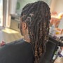 Loc Maintenance (no style)(up to shoulder length)