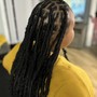 Loc Maintenance (no style)(up to shoulder length)