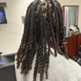 Loc Retwist Shaved Sides (above shoulder)