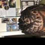 Kids Locs retwist (shave sides, undercut)