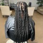 Large Knotless Braids