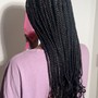 Knotless Box Braids- LARGE (Mid Back)