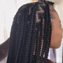 MEDIUM OR LARGE KNOTLESS BRAIDS MID BACK ONLY