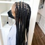 Knotless braids(medium)