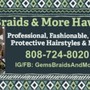 Basic Individual Braids w/Extensions (Jumbo, Large, Medium, Small)