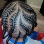 Kids natural braided style