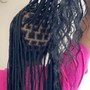 Medium Knotless Braids