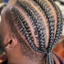 Cornrows- straight backs