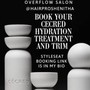 CECRED” HYDRATION TREATMENT BLOW DRY