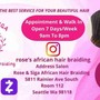 Rose’s & Siga African braiding