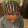 Kid's Braids/Feedins w/weave