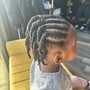 Boys/Men  braids (crown of head)