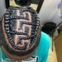 Design Cornrows or stitch braids