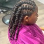 Wash Retwist and style