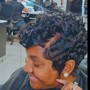 Cut and color only natural hair