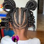 Kids braided ponytail (weave)