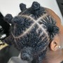 Men Braids Straight backs