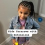 Kid's Simple Cornrows