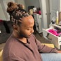 Traditional sew in already braided