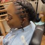 Two regular cornrows