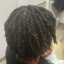 Natural Hair Two Strand Twist