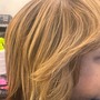 Half Head Foil Highlights (long hair)