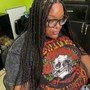 Natural hair Box Braids