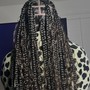 Medium Knotless box Braids