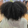 Natural hair wash and curl short cut (non relaxed)