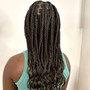 Medium Knotless Braids