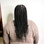 Medium Knotless Braids