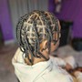 Kid's Braids with extensions (medium size)