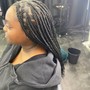 Boho knotless Braids