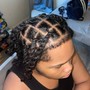 Loc Retwist- Ear/Shoulder length