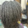 Micro Locs twist/no hair added